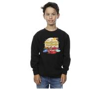 Disney Boy's Cars Radiator Springs Group Sweatshirt in Black | Size: 5-6 Years Disney Black 5-6 Years