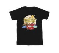 (7-8 Years, Black) Disney Boys Cars Radiator Springs Group T-Shirt