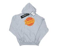 (9-11 Years, Sports Grey) Disney Boys Cars Rust-Eze Logo Hoodie
