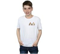 Disney Boy's Chip N Dale Backside Breast Print T-Shirt in White | Size: 5-6 Years Disney White 5-6 Years