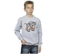 Disney Boy's Chip ´n Dale Glasses Sweatshirt in Grey | Size: 5-6 Years Disney Grey 5-6 Years