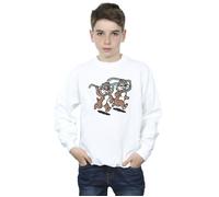 Disney Boy's Chip ´n Dale Glasses Sweatshirt in White | Size: 9 Years Disney White 9 Years