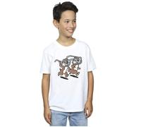 Disney Boy's Chip ´n Dale Glasses T-Shirt in White | Size: 7-8 Years Disney White 7-8 Years