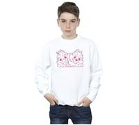 Disney Boy's Chip ´n´ Dale Nuts About You Sweatshirt in White | Size: 3-4 Years Disney White 3-4 Years