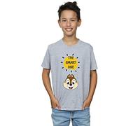 Disney Boys Chip N Dale The Smart One T-Shirt Sport Grey 7-8 Years