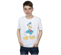 Disney Boy's Classic Donald Duck Cotton T-Shirt in White | Size: 9 Years Disney White 9 Years