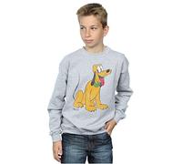 Disney Boys Classic Pluto Sweatshirt 7-8 Years Sport Grey
