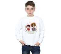 Disney Boy's Coco Miguel & Hector Sweatshirt in White | Size: 7-8 Years Disney White 7-8 Years