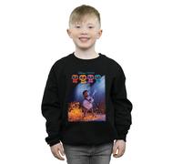 Disney Boy's Coco Miguel Playing Guitar Sweatshirt in Black | Size: 5-6 Years Disney Black 5-6 Years