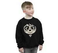 Disney Boy's Coco Miguel Skeleton Face Sweatshirt in Black | Size: 9 Years Disney Black 9 Years