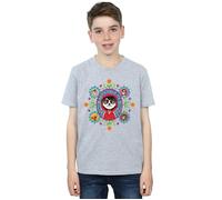 Disney Boy's Coco Remember Me T-Shirt in Grey | Size: 7-8 Years Disney Grey 7-8 Years