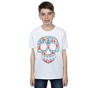 Disney Boys Coco Skull Pattern T-Shirt 9-11 Years White