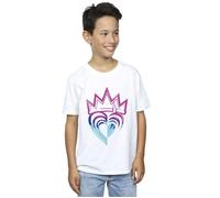 Disney Boy's Descendants Pink Crown T-Shirt in White | Size: 9 Years Disney White 9 Years