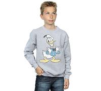 Disney Boys Donald Duck Posing Sweatshirt 5-6 Years Sport Grey