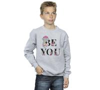 Disney Boy's Dumbo Be You Sweatshirt in Grey | Size: 12-13 Years Disney Grey 12-13 Years