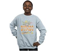 Disney Boy's Dumbo The One & Only Sweatshirt in Grey | Size: 12-13 Years Disney Grey 12-13 Years