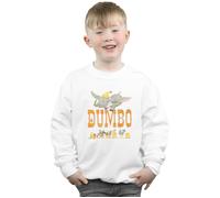 Disney Boy's Dumbo The One & Only Sweatshirt in White | Size: 5-6 Years Disney White 5-6 Years