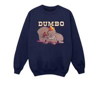 Disney Boy's Dumbo Timothy´s Trombone Sweatshirt in Navy | Size: 12-13 Years Disney Navy 12-13 Years