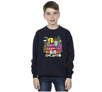 Disney Boy's Encanto Many Houses Sweatshirt in Navy | Size: 5-6 Years Disney Navy 5-6 Years