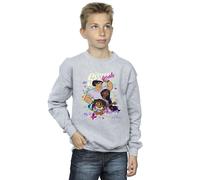 Disney Boy's Encanto Sister Goals Sweatshirt in Grey | Size: 5-6 Years Disney Grey 5-6 Years
