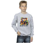 Disney Boy's Encanto Sisters Sweatshirt in Grey | Size: 7-8 Years Disney Grey 7-8 Years