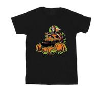 Disney Boy's Evil Queen Villains Cotton Halloween T-Shirt in Black | Size: 5-6 Years Disney Black 5-6 Years