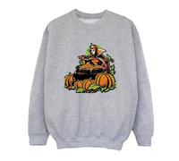 Disney Boy's Evil Queen Villains Halloween Sweatshirt in Grey | Size: 7-8 Years Disney Grey 7-8 Years
