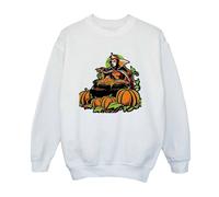 Disney Boy's Evil Queen Villains Halloween Sweatshirt in White | Size: 3-4 Years Disney White 3-4 Years