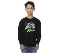 Disney Boy's Finding Dory Ocean Of Adventure Sweatshirt in Black | Size: 5-6 Years Disney Black 5-6 Years