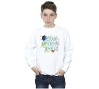 Disney Boy's Finding Dory Ocean Of Adventure Sweatshirt in White | Size: 7-8 Years Disney White 7-8 Years