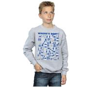 Disney Boy's Finding Dory Where´s Dory? Sweatshirt in Grey | Size: 7-8 Years Disney Grey 7-8 Years