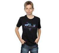 Disney Boy's Frozen 2 Believe In The Journey Silhouette T-Shirt in Black | Size: 12-13 Years Disney Black 12-13 Years