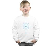 Disney Boys Frozen 2 Elsa Signature Snowflake Sweatshirt White 5-6 Years