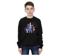 Disney Boy's Frozen 2 Lead With Courage Sweatshirt in Black | Size: 3-4 Years Disney Black 3-4 Years
