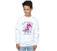 Disney Boy's Frozen 2 Salamander Bruni Element Sweatshirt in White | Size: 3-4 Years Disney White 3-4 Years