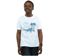 Disney Boy's Frozen 2 Salamander Bruni Tough T-Shirt in White | Size: 5-6 Years Disney White 5-6 Years