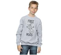 Disney Boy's Frozen Olaf Free Hugs Sweatshirt in Grey | Size: 5-6 Years Disney Grey 5-6 Years