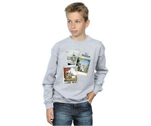 Disney Boy's Frozen Olaf Polaroid Sweatshirt in Grey | Size: 7-8 Years Disney Grey 7-8 Years