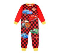 Disney Boys Girls Cars Sleepsuit Kids Onesie (6-7 Years) Red
