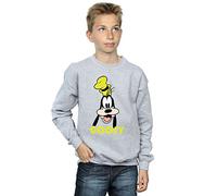 Disney Boys Goofy Face Sweatshirt 9-11 Years Sport Grey