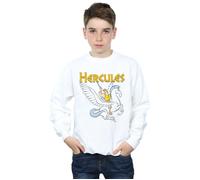Disney Boy's Hercules With Pegasus Sweatshirt in White | Size: 9 Years Disney White 9 Years