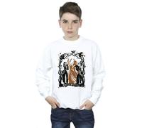 Disney Boy's Hocus Pocus Birds Sweatshirt in White | Size: 12-13 Years Disney White 12-13 Years