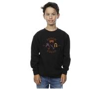 Disney Boy's Hocus Pocus Broom Squad 93 Sweatshirt in Black | Size: 12-13 Years Disney Black 12-13 Years