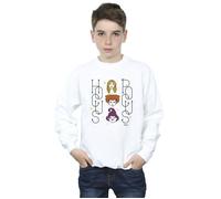 Disney Boy's Hocus Pocus Faces Sweatshirt in White | Size: 12-13 Years Disney White 12-13 Years