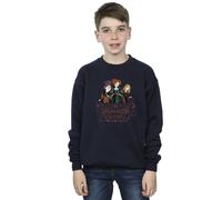 Disney Boy's Hocus Pocus Sanderson Sister Sweatshirt in Navy | Size: 5-6 Years Disney Navy 5-6 Years