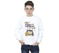 Disney Boy's Hocus Pocus Spell On You Sweatshirt in White | Size: 12-13 Years Disney White 12-13 Years