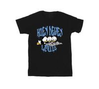 Disney Boy's Huey Dewey Louie Reading Cotton T-Shirt in Black | Size: 12-13 Years Disney Black 12-13 Years