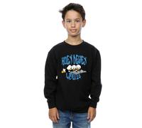 Disney Boy's Huey Dewey Louie Reading Sweatshirt in Black | Size: 9 Years Disney Black 9 Years