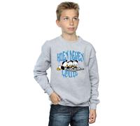 Disney Boy's Huey Dewey Louie Reading Sweatshirt in Grey | Size: 3-4 Years Disney Grey 3-4 Years