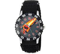 Disney Boy's Incredibles 2' Quartz Stainless Steel and Nylon Casual Watch, Color:Black (Model: WDS000578)
